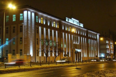 Uniwersytecki Szpital Kliniczny im. Norberta Barlickiego nocą